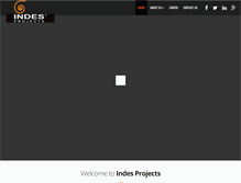 Tablet Screenshot of indesprojects.com